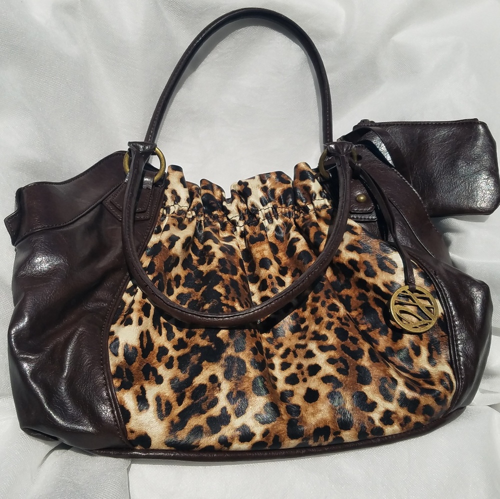 Style & Co animal print shoulder bag EUC